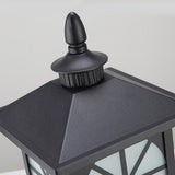 Modern Waterproof Outdoor Fence Post Pillar Light Aluminum Garden Exterior Lantern