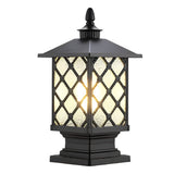 Modern Waterproof Outdoor Fence Post Pillar Light Aluminum Garden Exterior Lantern