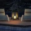 Modern Waterproof Outdoor LED Lantern Candle Style Floor Lamp for Garden Patio and Courtyard