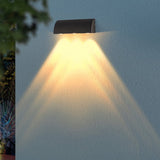 Modern Waterproof Outdoor LED Wall Light Minimalist Black Aluminum Exterior Sconce for Courtyard
