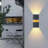 Modern Waterproof Outdoor LED Wall Light Up and Down Sconce for Balcony Villa and Patio