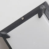 Modern Waterproof Outdoor LED Wall Sconce Black Die Cast Aluminum Light for Patio Garden