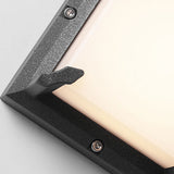 Modern Waterproof Outdoor LED Wall Sconce Black Die Cast Aluminum Light for Patio Garden