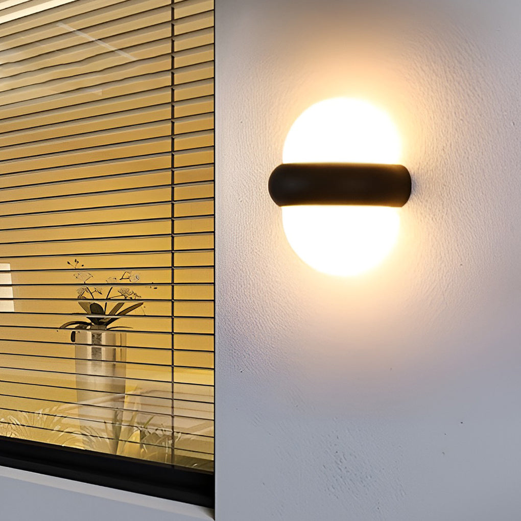 Modern Waterproof Outdoor LED Wall Sconce Up and Down Light Exterior Porch Lighting