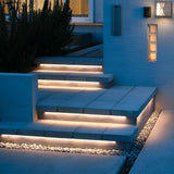 Modern Waterproof Recessed LED Strip Light for Under Tread Stair and Pathway Lighting 24V