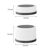Modern Waterproof Solar LED Round Outdoor Garden Lights for Landscape and Courtyard Lighting