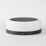 Modern Waterproof Solar LED Round Outdoor Garden Lights for Landscape and Courtyard Lighting