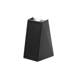Modern Waterproof Solar Outdoor Wall Sconce with Up and Down LED Lighting in Black Finish