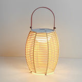 Modern Waterproof Solar Rattan Lantern Portable LED Outdoor Floor Lamp for Garden and Yard