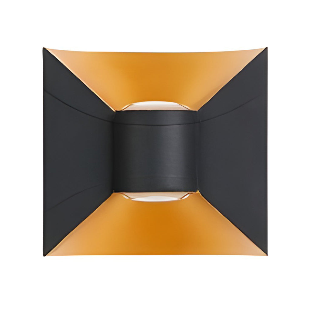 Modern Waterproof Square 6W LED Up and Down Outdoor Wall Sconce Lighting for Exterior Porch