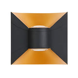 Modern Waterproof Square 6W LED Up and Down Outdoor Wall Sconce Lighting for Exterior Porch
