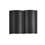 Modern Wave Arc Design LED Outdoor Wall Light Waterproof Exterior Sconce for Garden and Villa