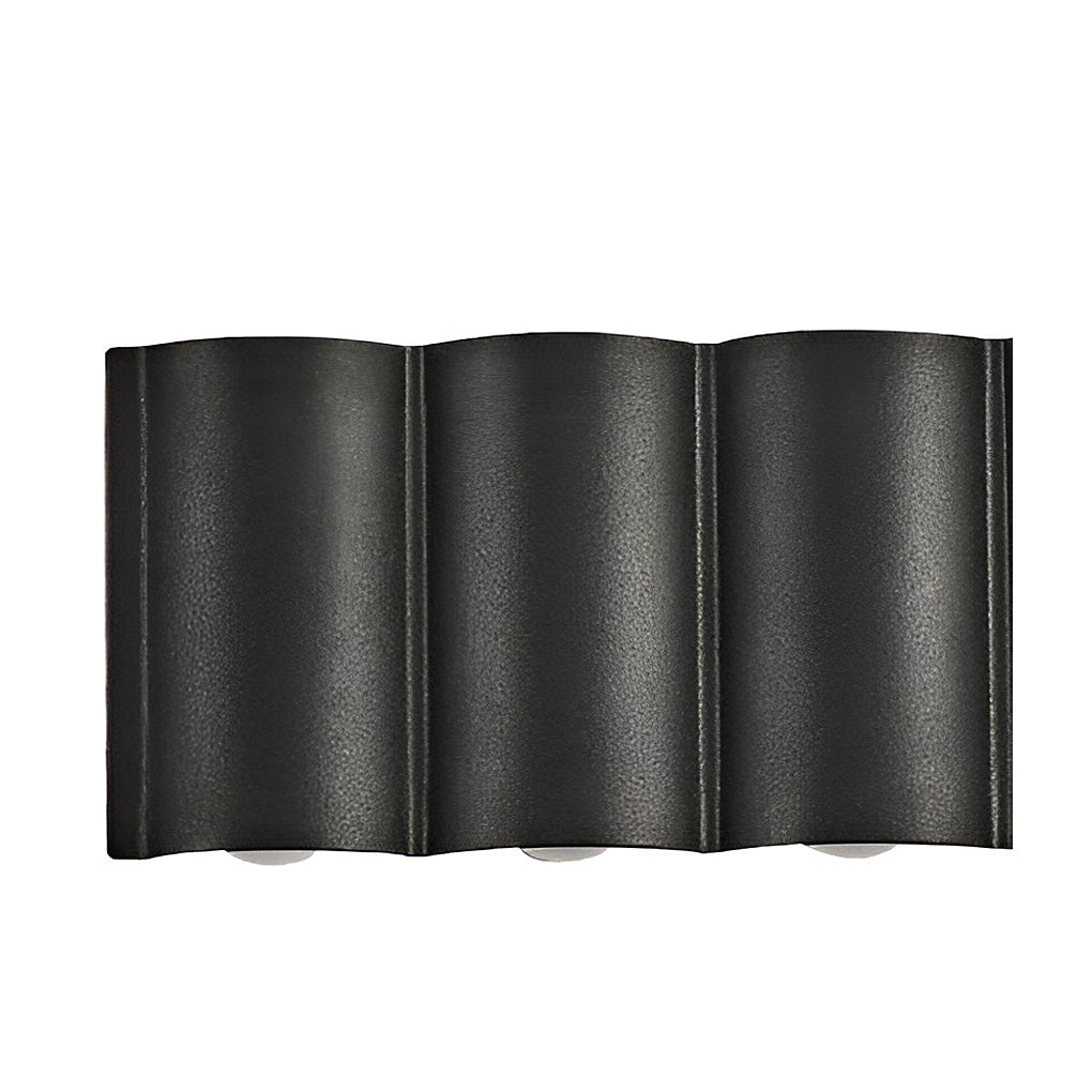 Modern Wave Arc Design LED Outdoor Wall Light Waterproof Exterior Sconce for Garden and Villa