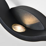 Modern Wavy Seagull LED Outdoor Wall Sconce Waterproof Up and Down Exterior Garden Light