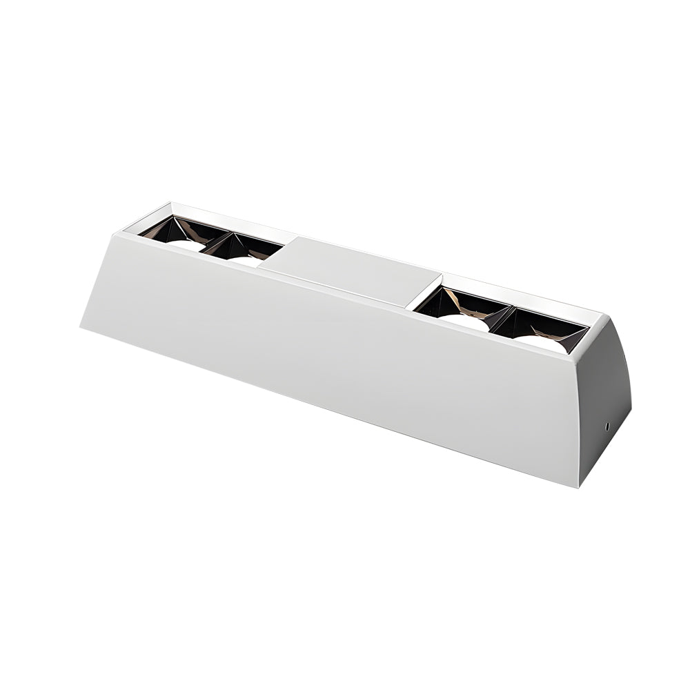 Modern White Aluminum Linear LED Ceiling Spotlight for Interior Flush Mount Lighting