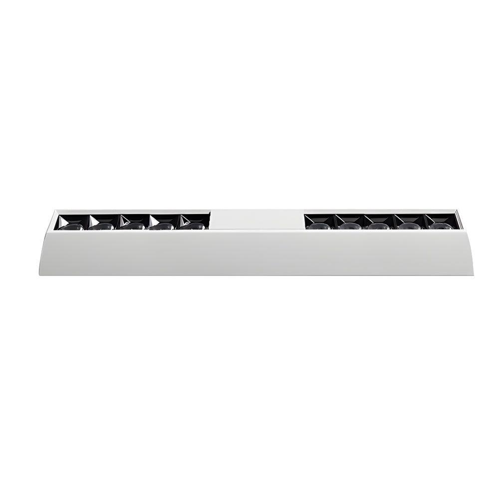 Modern White Aluminum Linear LED Ceiling Spotlight for Interior Flush Mount Lighting