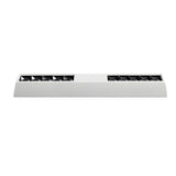 Modern White Aluminum Linear LED Ceiling Spotlight for Interior Flush Mount Lighting