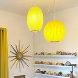 Modern White Bubble Swag Pendant Light Geometric Plug In Hanging Lamp for Indoor Decor
