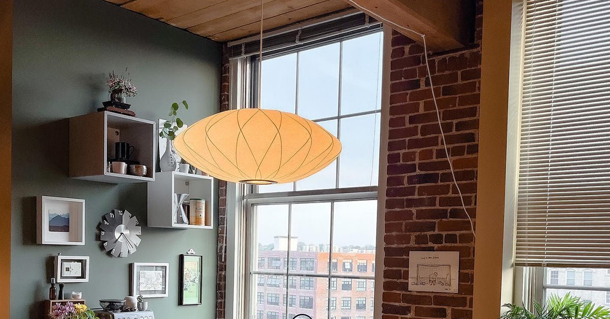Modern White Bubble Swag Pendant Light Geometric Plug In Hanging Lamp for Indoor Decor
