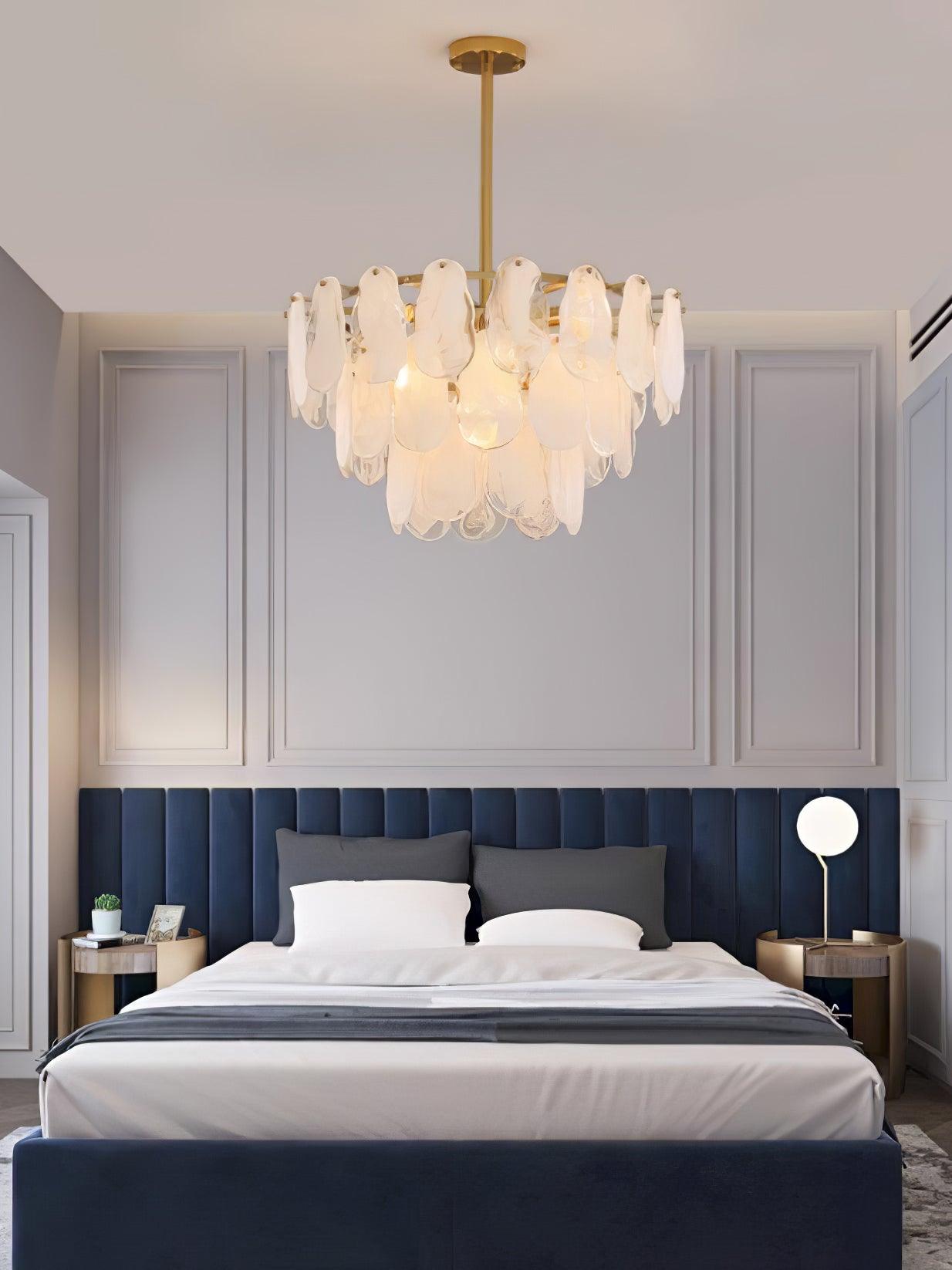 modern-white-cloud-glass-chandelier-with-gold-brass-frame-luxury-geometric-pendant-lighting