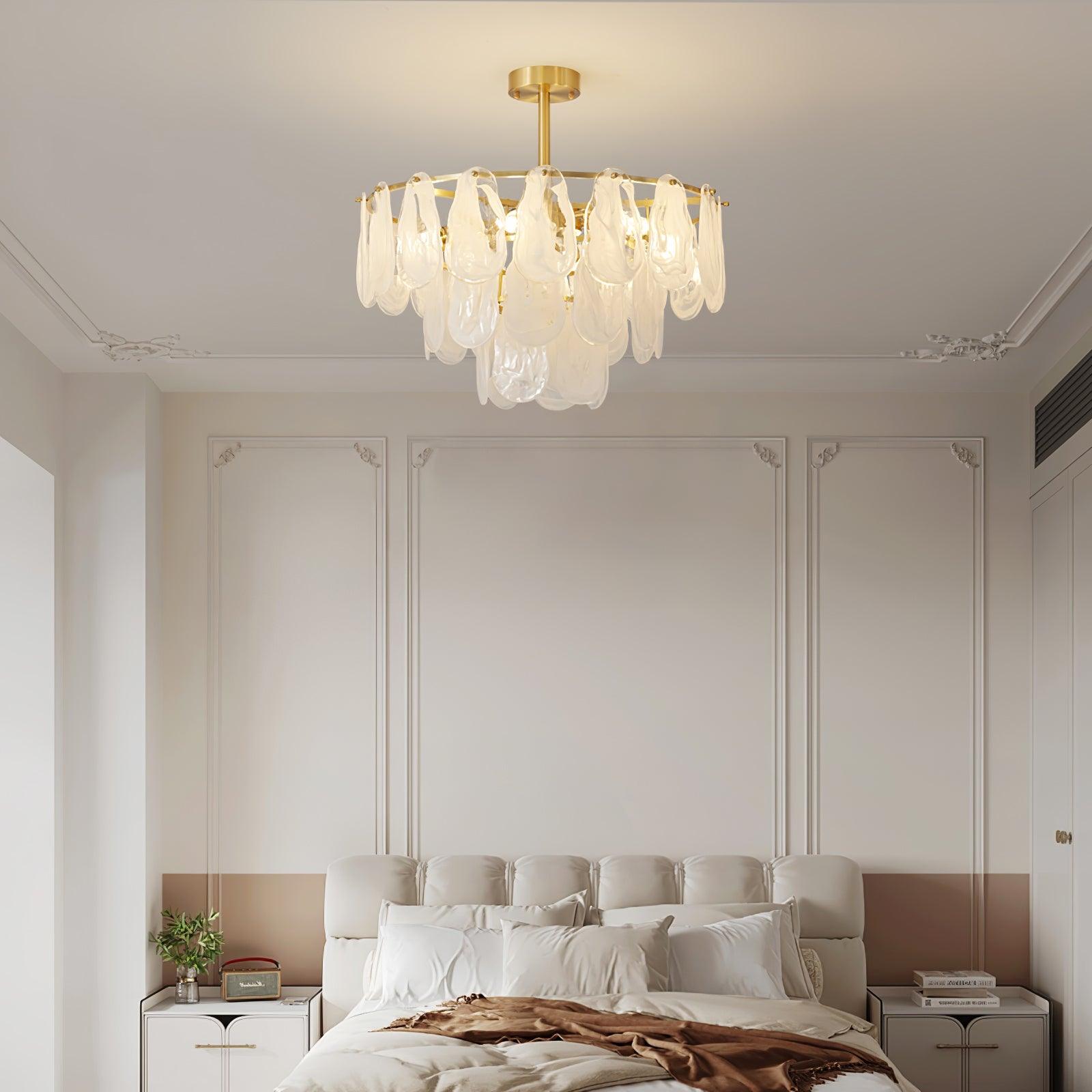 modern-white-cloud-glass-chandelier-with-gold-brass-frame-luxury-geometric-pendant-lighting