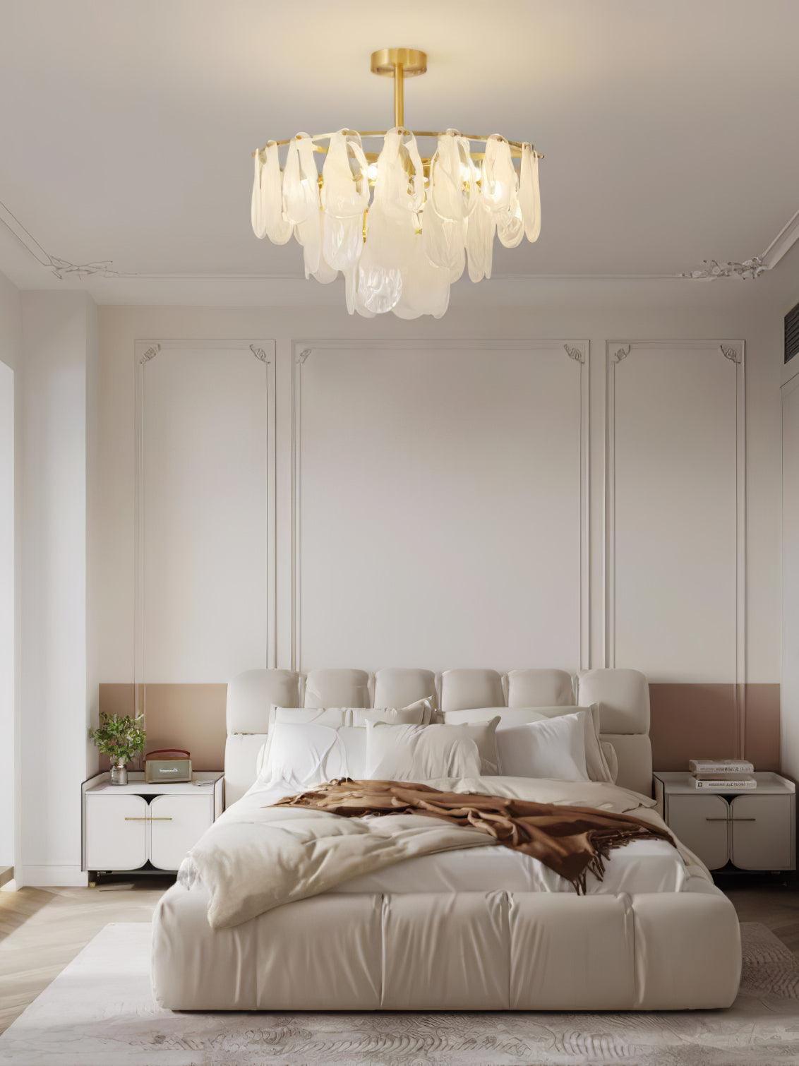 modern-white-cloud-glass-chandelier-with-gold-brass-frame-luxury-geometric-pendant-lighting