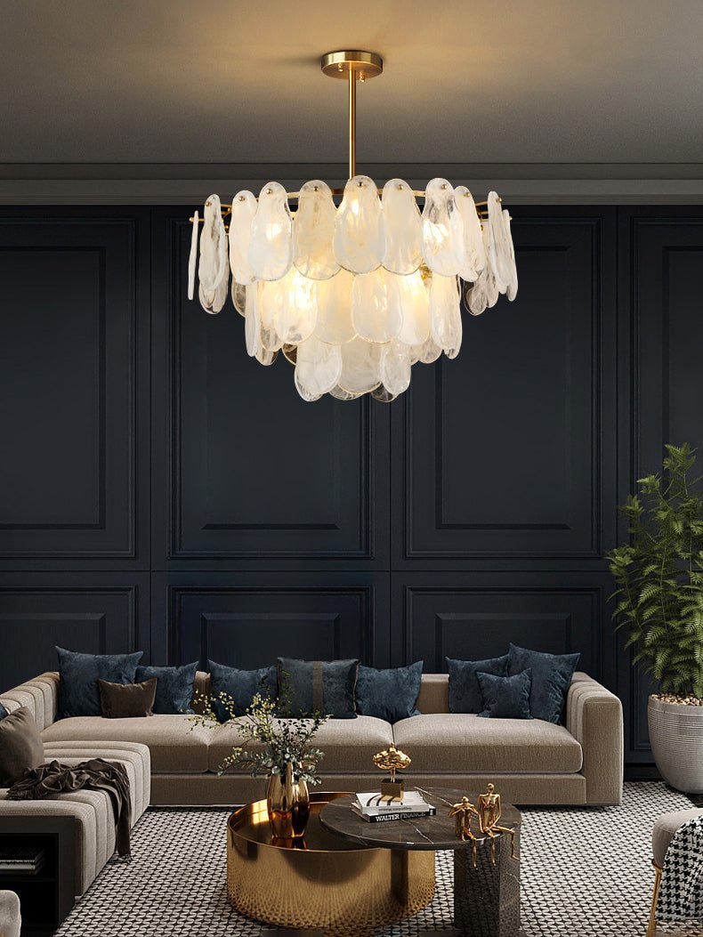 modern-white-cloud-glass-chandelier-with-gold-brass-frame-luxury-geometric-pendant-lighting