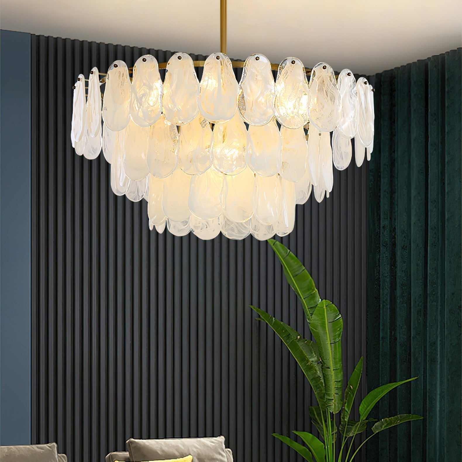 modern-white-cloud-glass-chandelier-with-gold-brass-frame-luxury-geometric-pendant-lighting