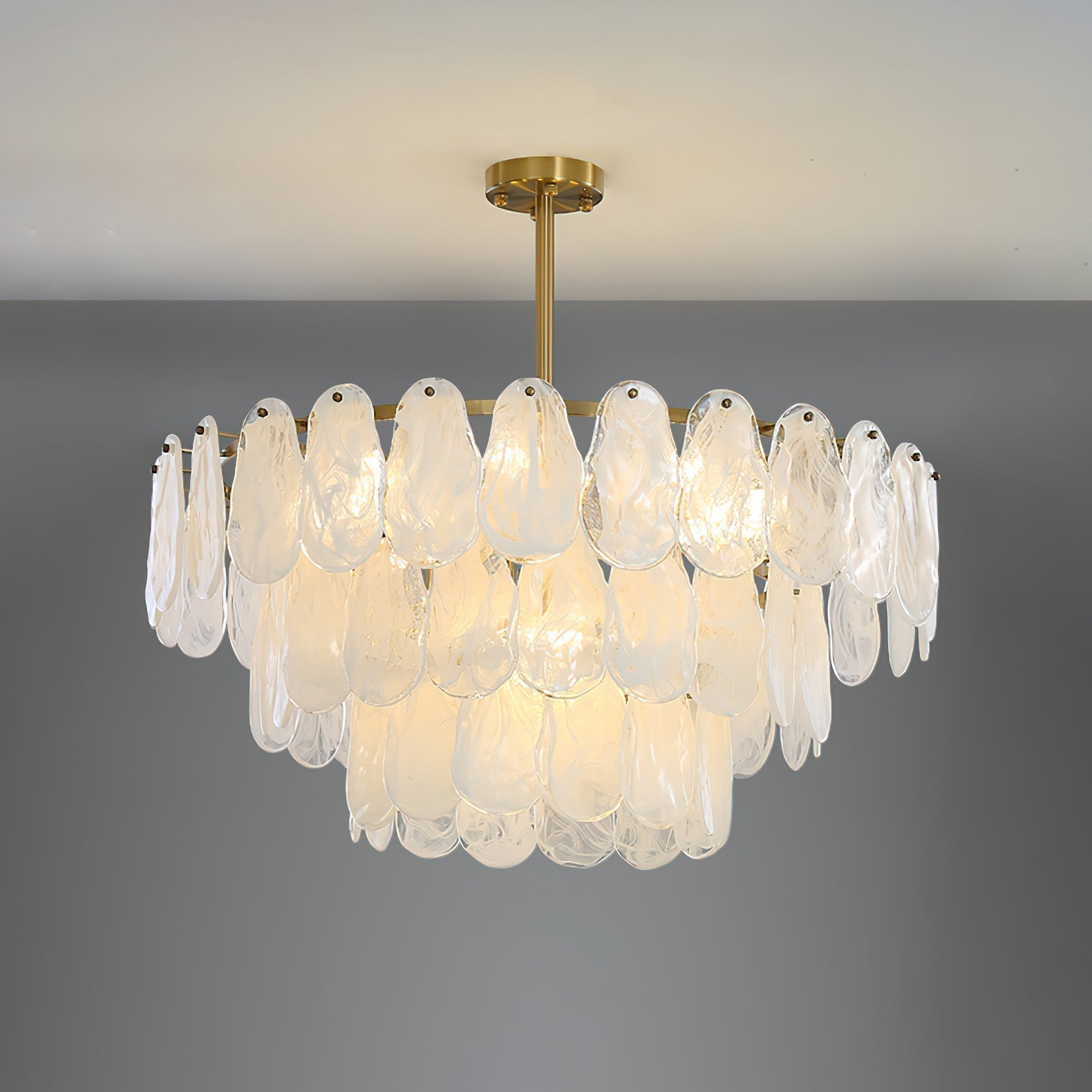 modern-white-cloud-glass-chandelier-with-gold-brass-frame-luxury-geometric-pendant-lighting