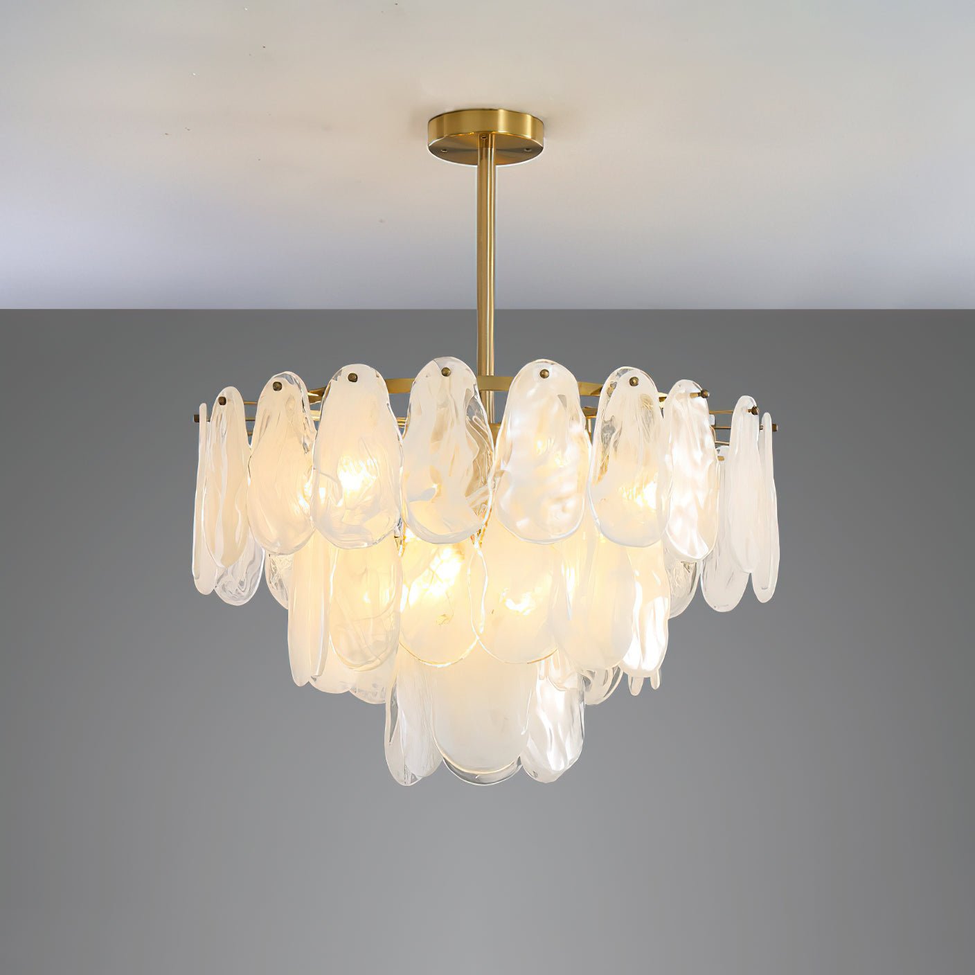 modern-white-cloud-glass-chandelier-with-gold-brass-frame-luxury-geometric-pendant-lighting