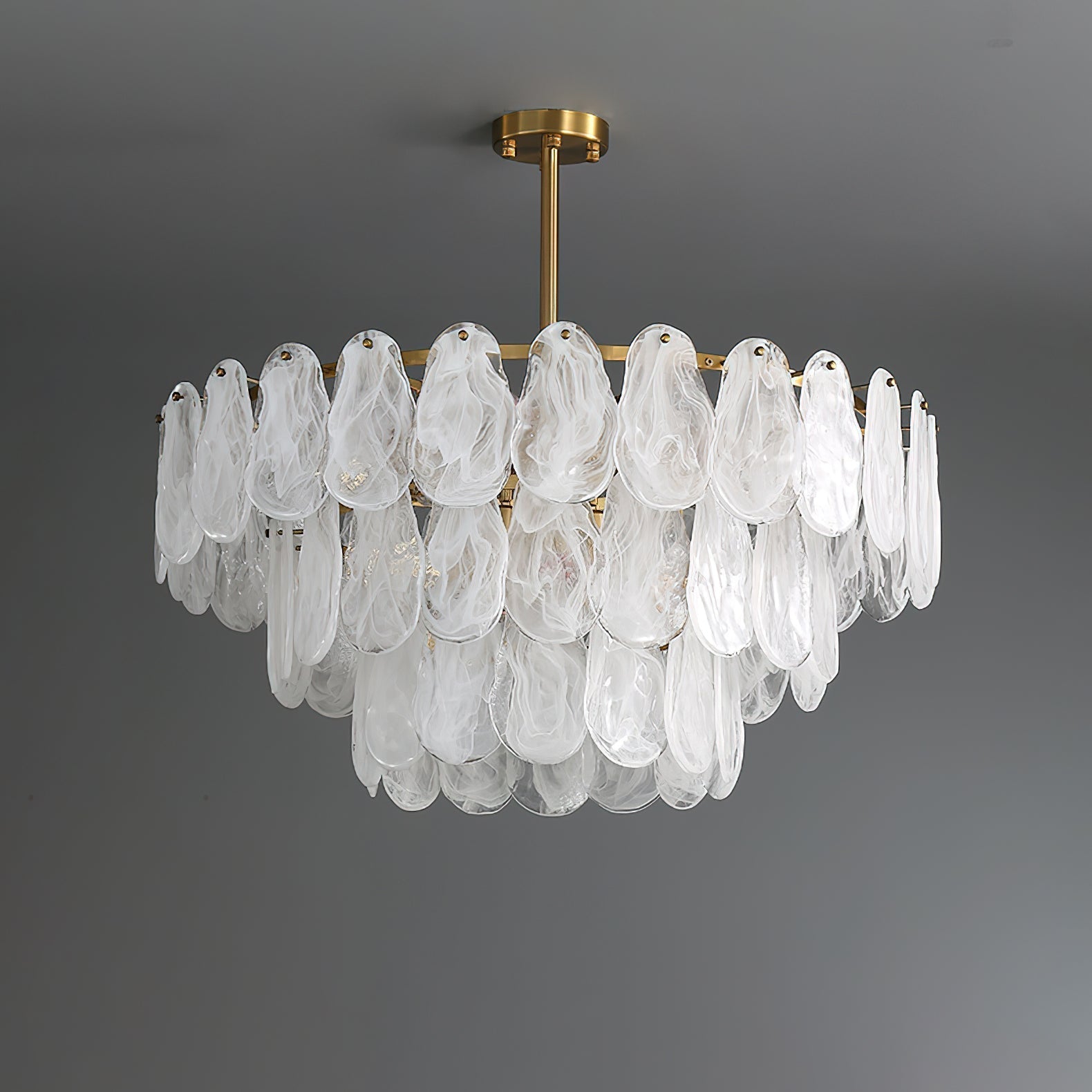 modern-white-cloud-glass-chandelier-with-gold-brass-frame-luxury-geometric-pendant-lighting