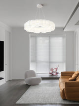 Modern White Honeycomb Geometric LED Ceiling Fixture for Contemporary Living Spaces