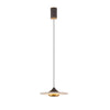 Modern White Marble Flying Saucer Pendant Light Integrated LED Hanging Ceiling Fixture