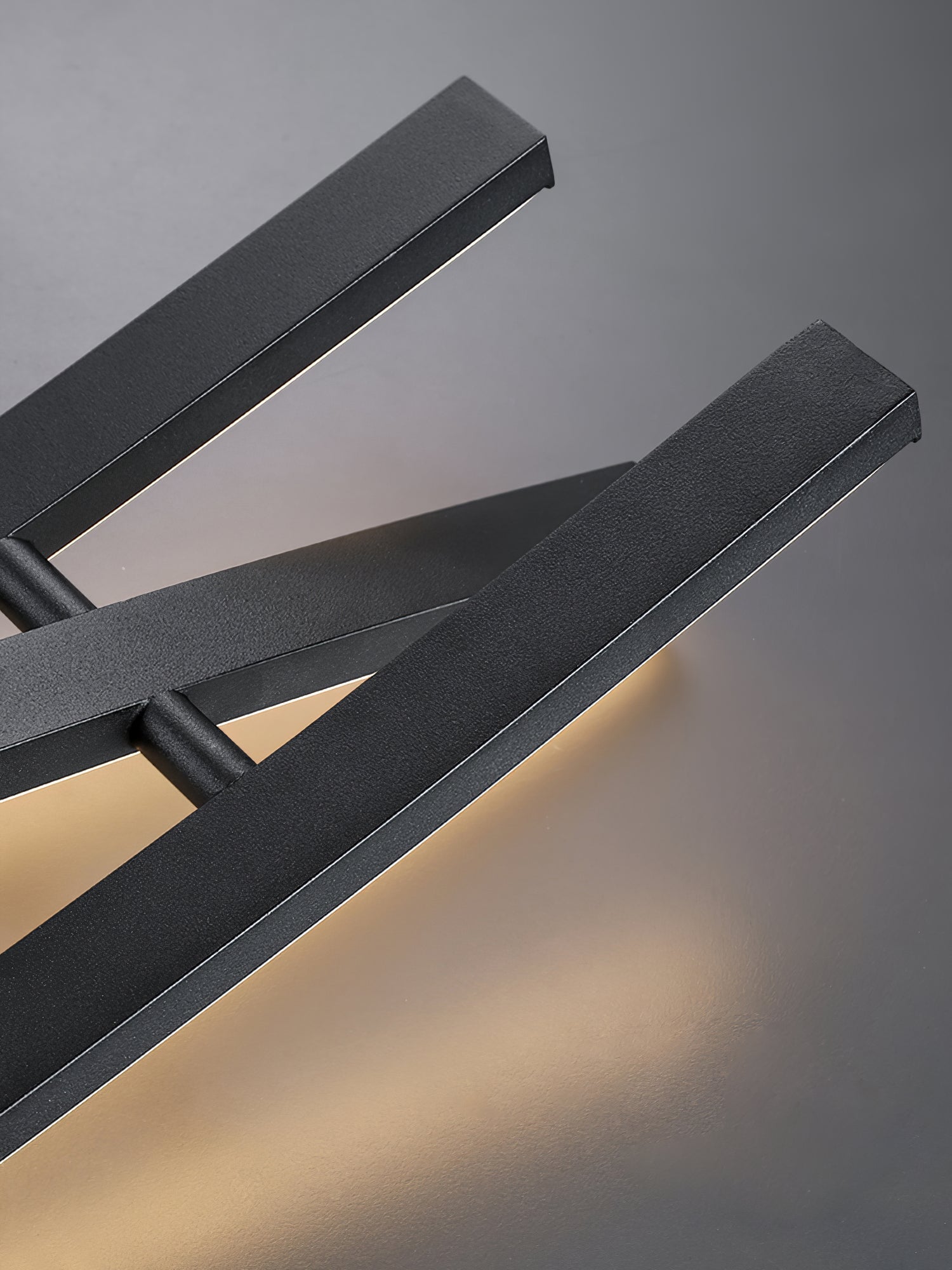 Modern Wishbone LED Linear Chandelier Large Pendant Light for Kitchen Island and Dining Room