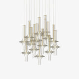Modern Wonder Borosilicate Glass LED Pendant Light for Living Room and Dining Space