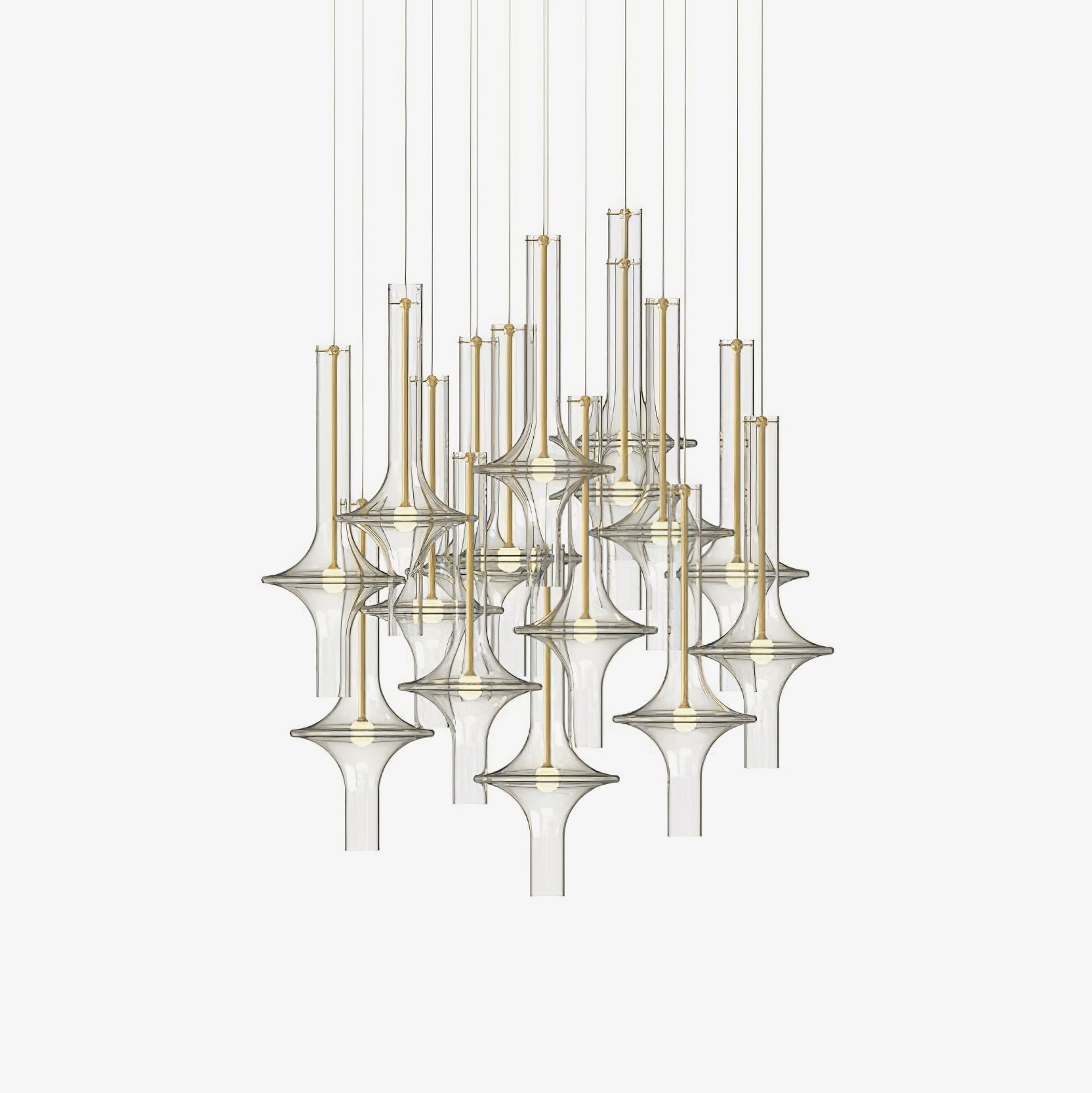 Modern Wonder Borosilicate Glass LED Pendant Light for Living Room and Dining Space
