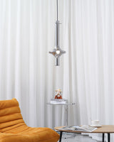 Modern Wonder Borosilicate Glass LED Pendant Light for Living Room and Dining Space