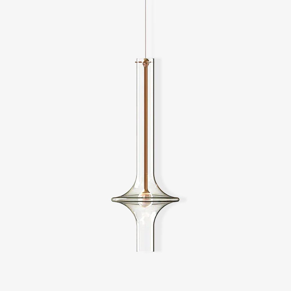 Modern Wonder Borosilicate Glass LED Pendant Light for Living Room and Dining Space