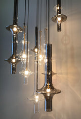 Modern Wonder Borosilicate Glass LED Pendant Light for Living Room and Dining Space