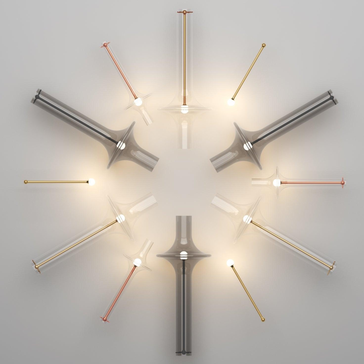 Modern Wonder Borosilicate Glass LED Pendant Light for Living Room and Dining Space
