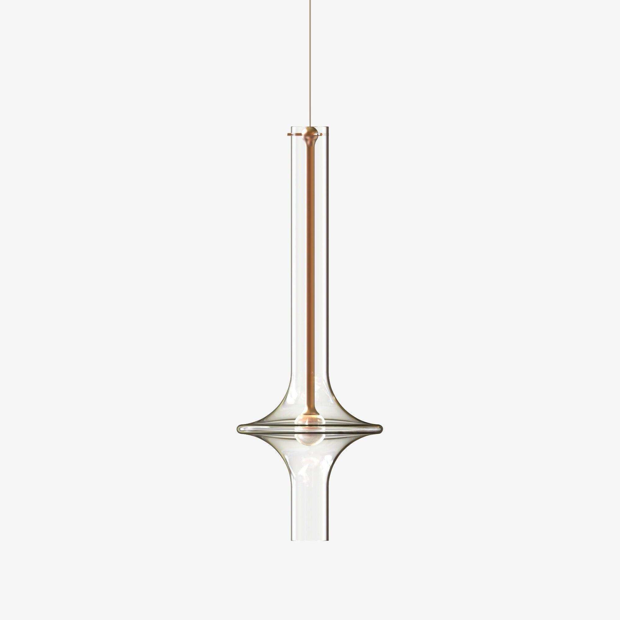 Modern Wonder Borosilicate Glass LED Pendant Light for Living Room and Dining Space