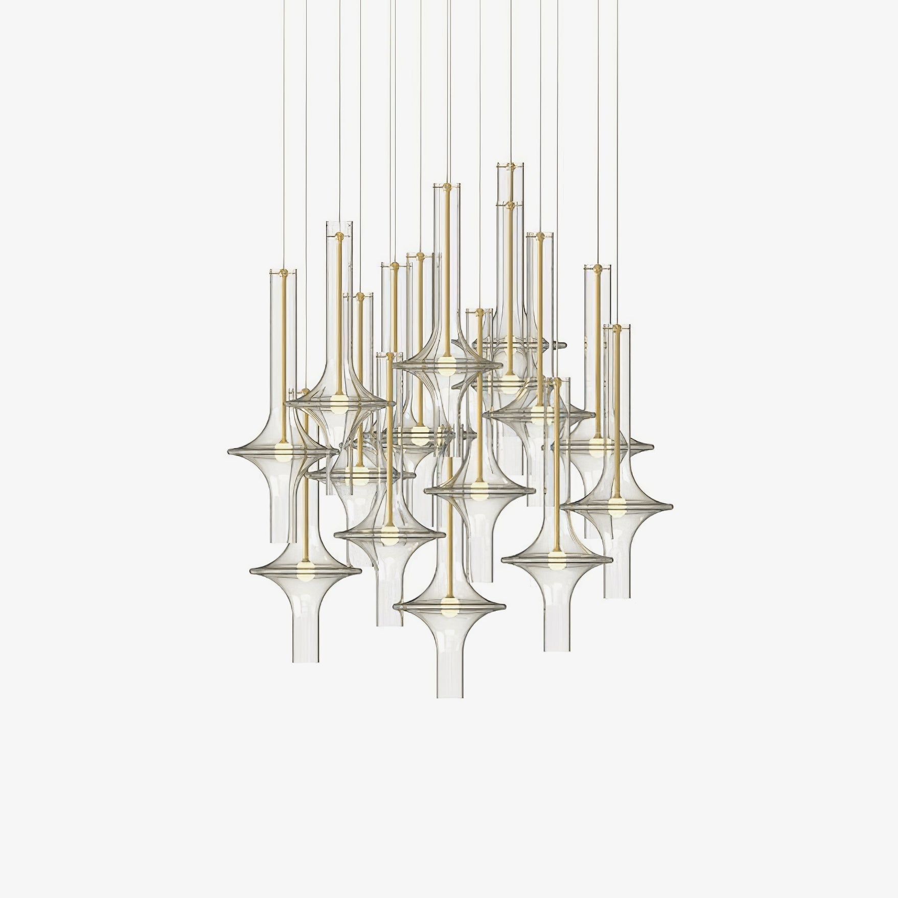Modern Wonder Borosilicate Glass LED Pendant Light for Living Room and Dining Space