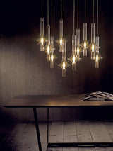 Modern Wonder Borosilicate Glass LED Pendant Light for Living Room and Dining Space