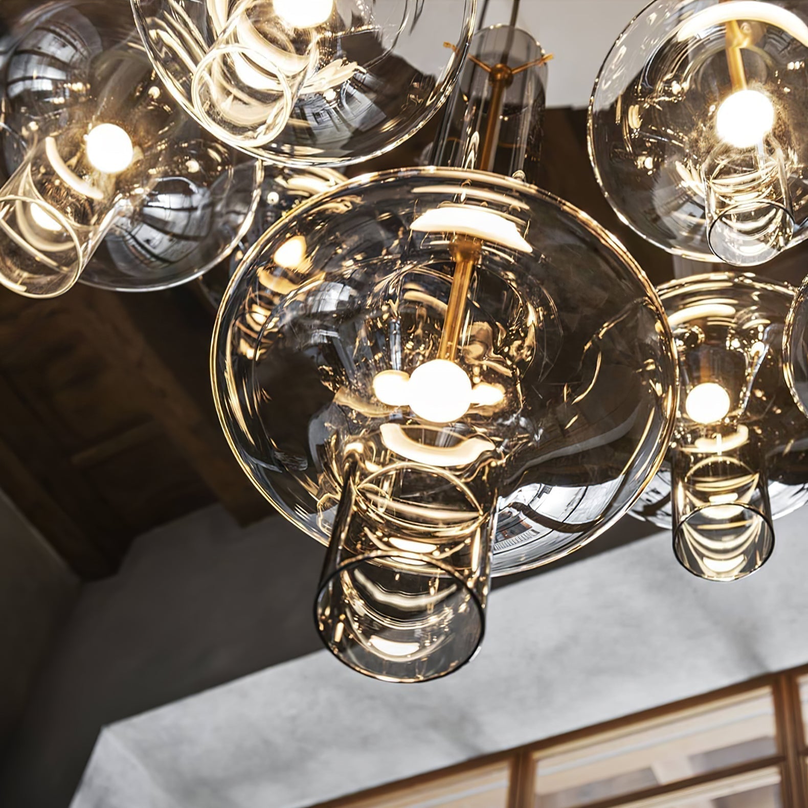 Modern Wonder Borosilicate Glass LED Pendant Light for Living Room and Dining Space