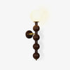 Modern Wood and Glass Bubbly Wall Sconce Lighting for Indoor Home Decor