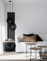Modern Woven Steel Mesh Pendant Lamp Rustic Industrial Hanging Light for Living Room Kitchen