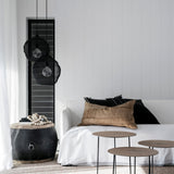 Modern Woven Steel Mesh Pendant Lamp Rustic Industrial Hanging Light for Living Room Kitchen