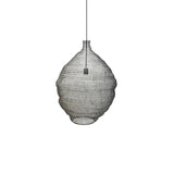Modern Woven Steel Mesh Pendant Lamp Rustic Industrial Hanging Light for Living Room Kitchen
