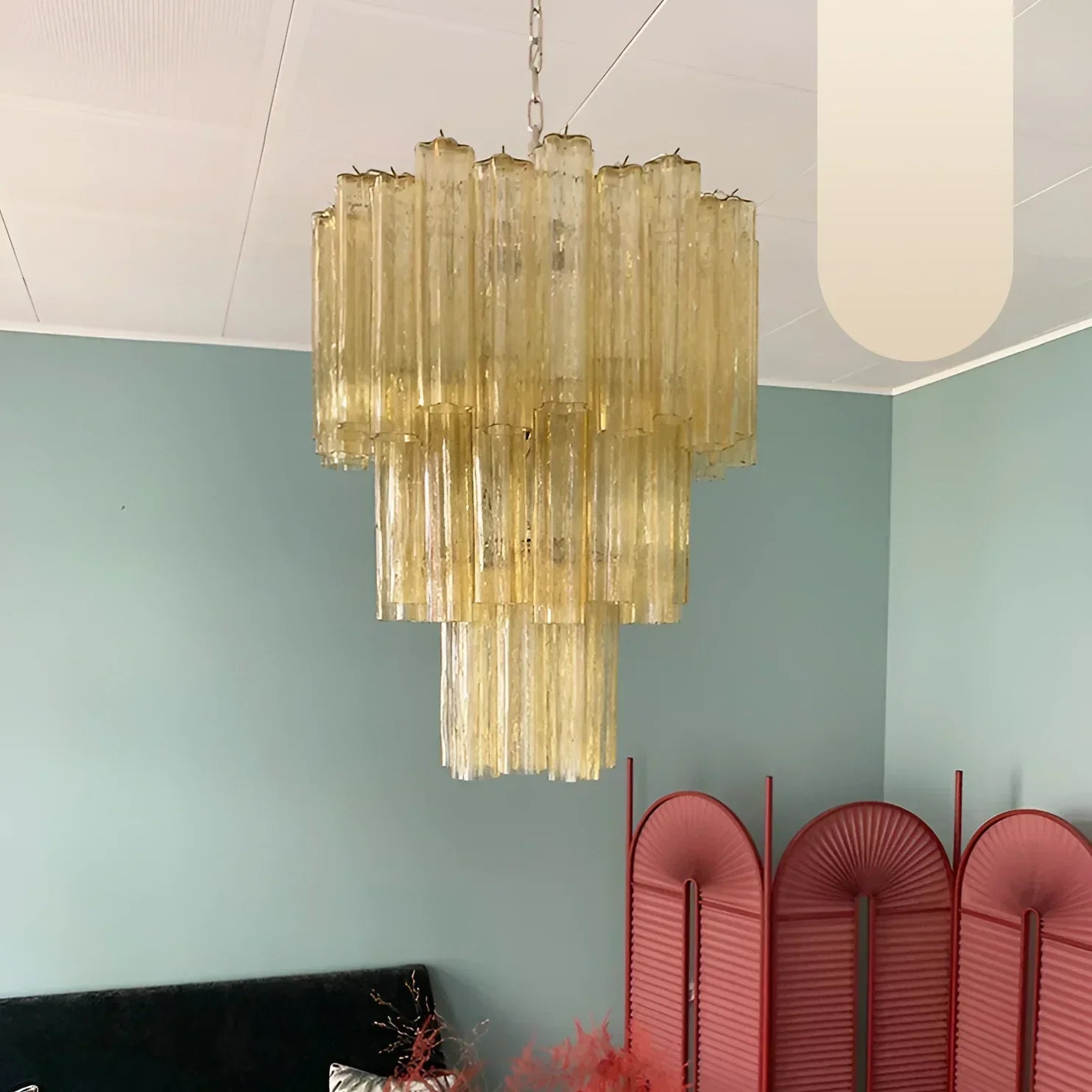 modern-yellow-murano-glass-tube-chandelier-for-luxury-living-room-and-dining-areas