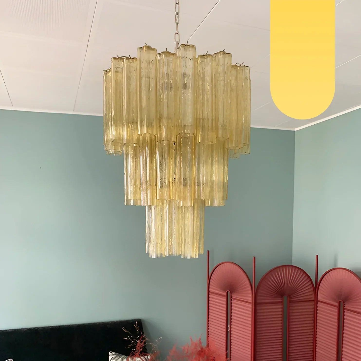modern-yellow-murano-glass-tube-chandelier-for-luxury-living-room-and-dining-areas